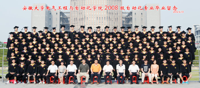 安徽大学毕业合影01